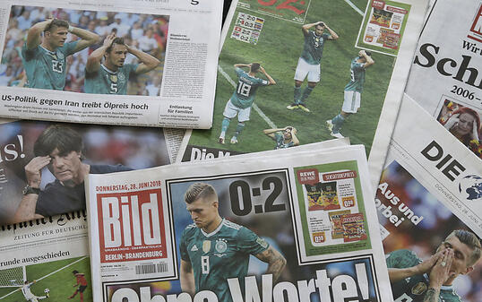 Die deutschen Zeitungen sparen nicht mit Kritik an der DFB-Elf