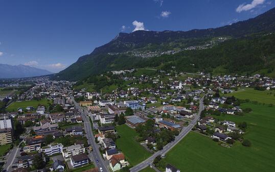 20170522 Liechtenstein Gemeinden von Oben
