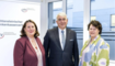 Die neue Geschäftsführung mit dem Präsidenten des LKV