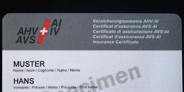 AHV-Versichertennummer soll zur Identifizierung dienen (Symbolbild)
