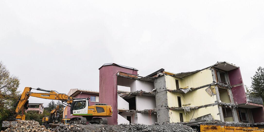 Abbruch Schaanerhof in Schaan