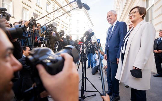 BP-WAHL: STIMMABGABE VAN DER BELLEN