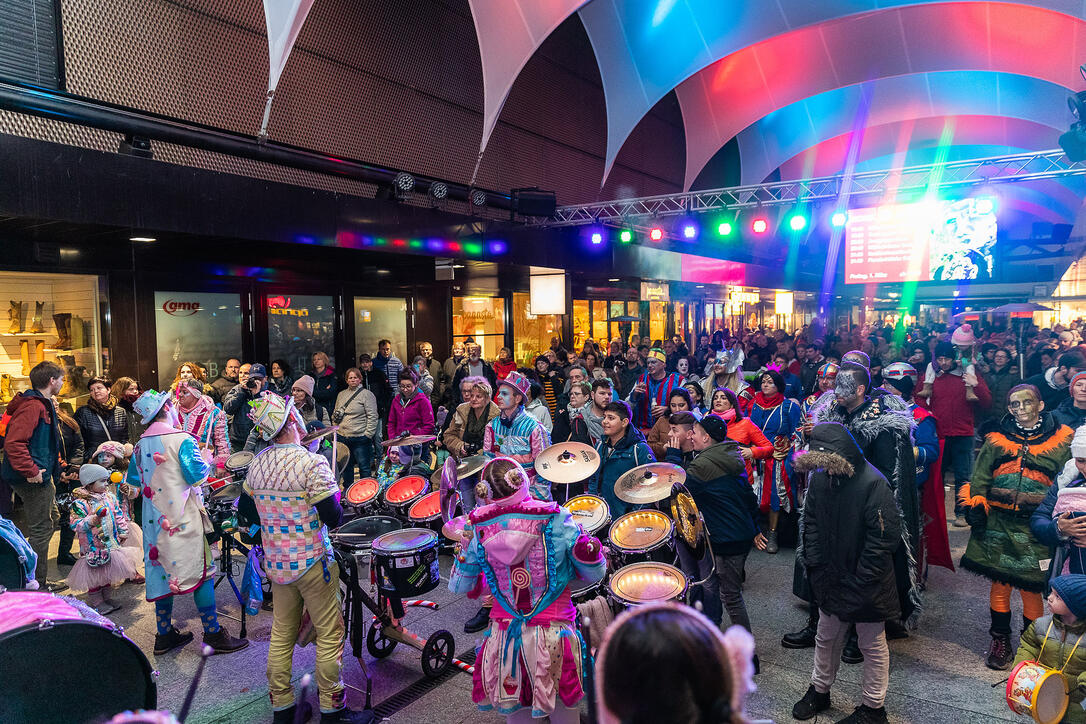 Monsterkonzert in der D'Gass in Buchs