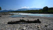 Trockener Alpenrhein