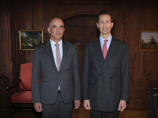 Besuch von Bundesrat Alain Berset, Vorsteher des Eidgenössische Besuch von Bundesrat Alain Berset, Vorsteher des Eidgenössische
