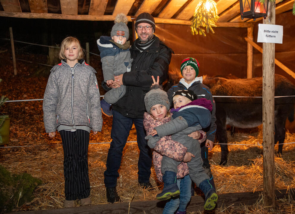 Nikolaus im Walde, Schellenberg (07.12.2024)