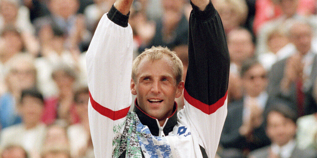 Thomas Muster ist ganz oben angelangt: French-Open-Sieger 1995