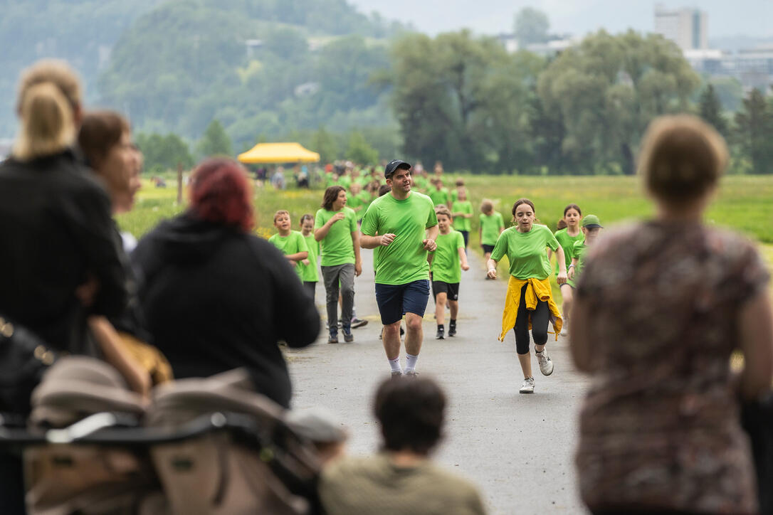 Sponsorenlauf der Primarschule Mauren