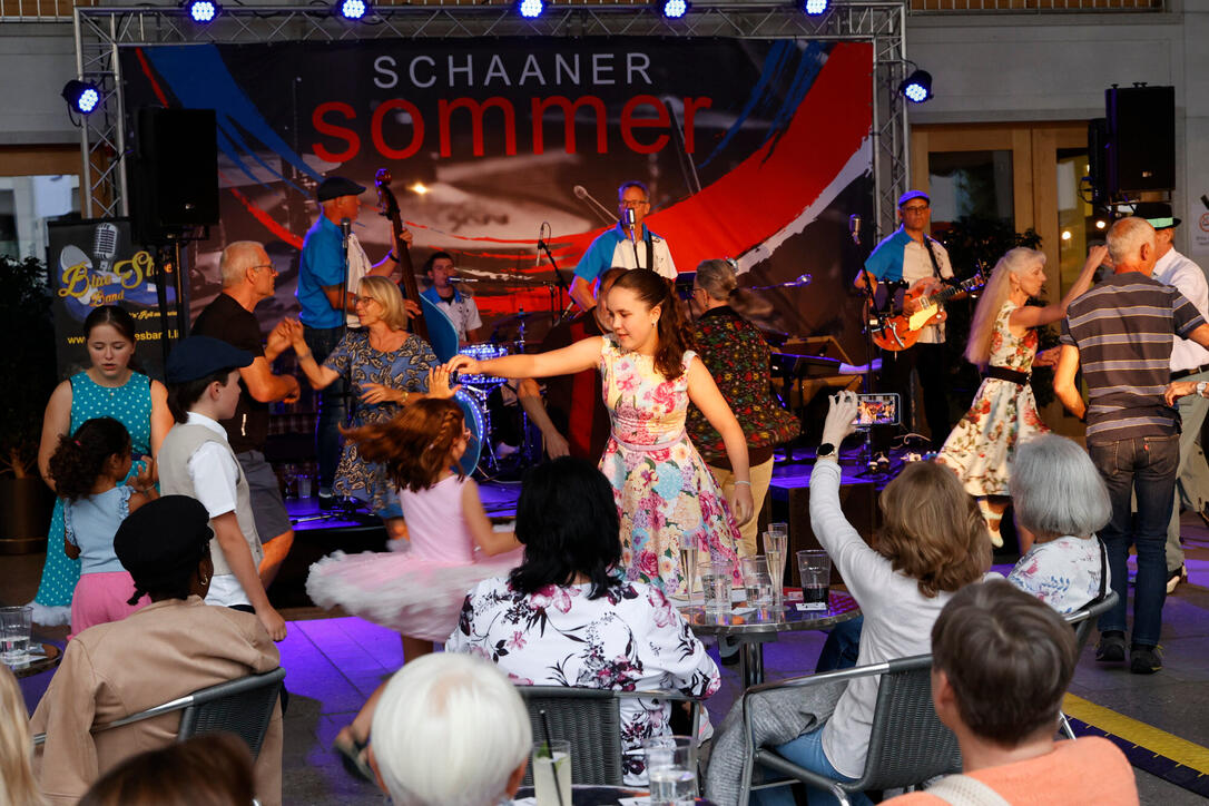 Auftakt Schaaner Sommer im Lindahof, in Schaan.