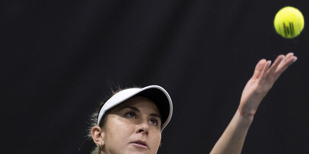 Belinda Bencic steht am WTA-Turnier in Dubai in der 2. Runde