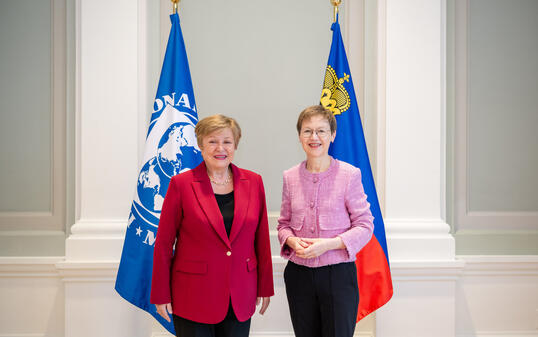 Besuch IWF Direktorin Kristalina Georgieva