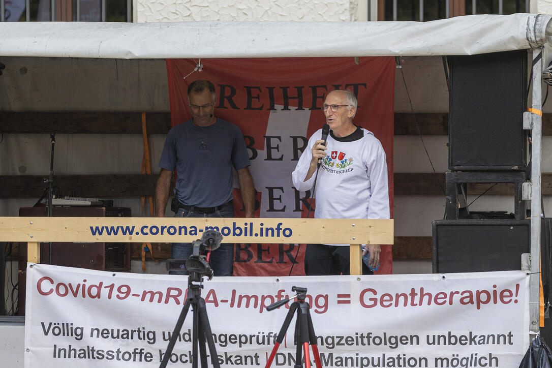 Corona Demo in Vaduz