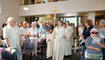 Dankesgottesdienst und Besichtigung des neuen neuen Glockenstuhles in der Theresienkirche in  Schaanwald
