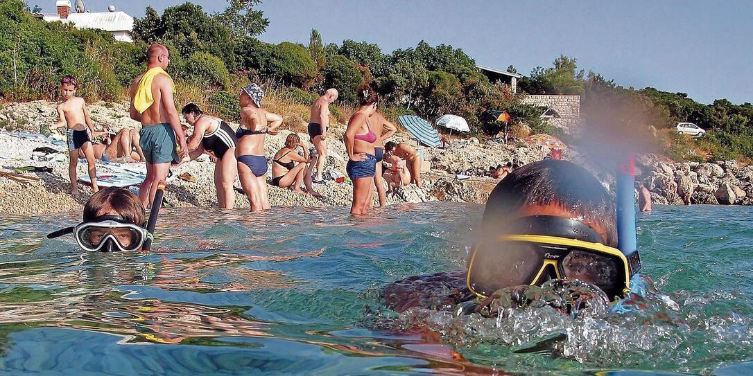 REISEN, KROATIEN, BADEN, BADEFERIEN, FERIEN, URLAUB, SCHNORCHELN, TAUCHEN, ADRIA, MEER