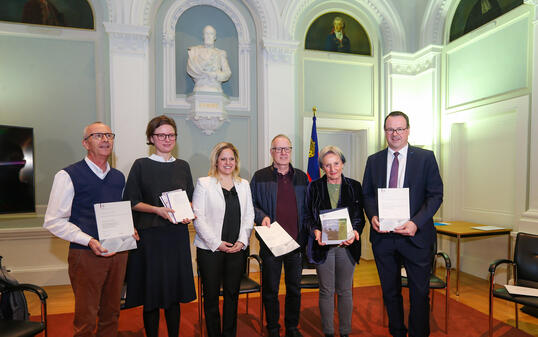 Liechtenstein Regierung Regierungsraetin Katrin Eggenberger Preisverleihung Die schoensten Buecher