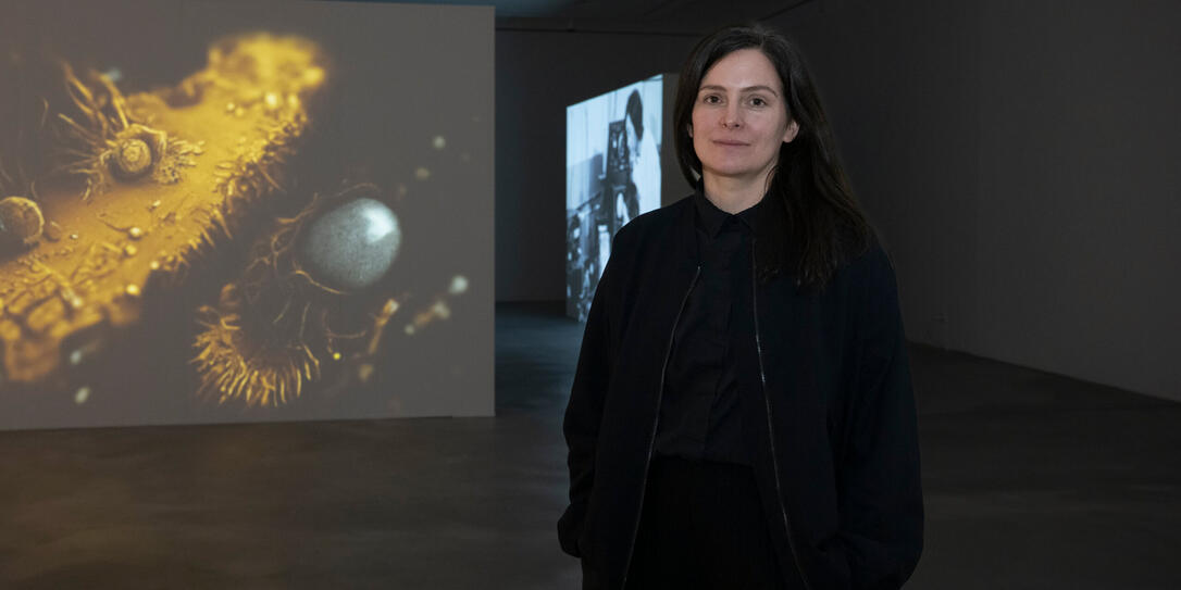 241022 ernissage Claudia Larcher mit «HALLUCINATIONS 241022 ernissage Claudia Larcher mit «HALLUCINATIONS