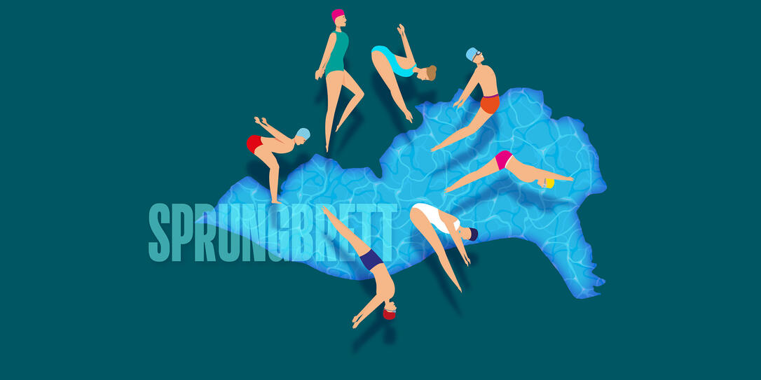 Illustration &laquo;Sprungbrett&raquo;