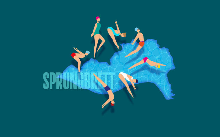 Illustration &laquo;Sprungbrett&raquo;