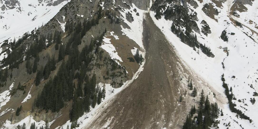 Felssturz am Arlberg