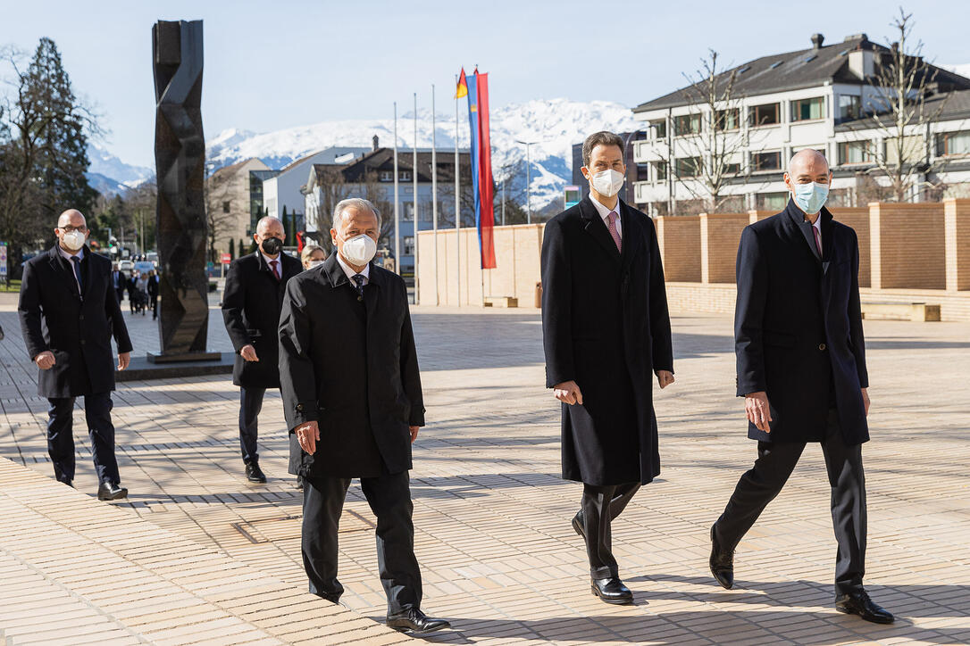 Landtagseröffnung 2021 in Vaduz