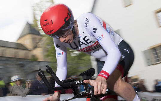 Der Ostschweizer Tom Bohli verpasste den Sieg im Prolog der Tour de Romandie erneut nur knapp und wurde Dritter