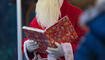 Samichlaus besucht die Heuwiese