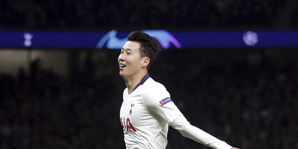 Heung-Min Son trifft f&uuml;r Tottenham im neuen Stadion auch in der Champions League