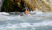 Trockener Alpenrhein