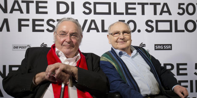 Mathias Gnädinger (l.) und Jörg Schneider in Solothurn (Archiv)