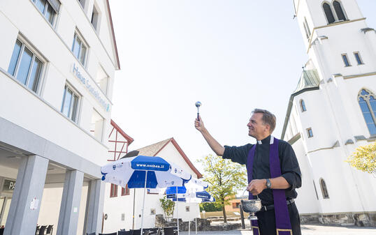 Eröffnung Haus Sozialfonds Kreuz in Eschen