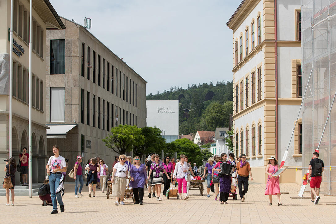 Frauenstreik in Vaduz