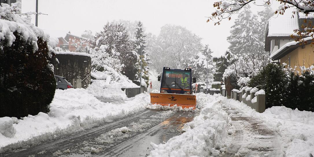 Schnee in Liechtenstein