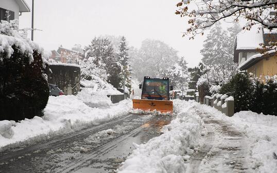 Schnee in Liechtenstein