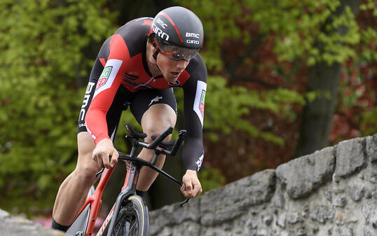 Stefan Küng ist ein Zeitfahr-Spezialist (im Bild an der Tour de Romandie) und tritt am Samstag zum Prolog der Tour de Suisse als einer der Favoriten an