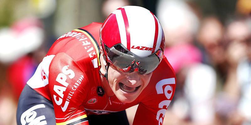André Greipel - hier beim Giro-Zeitfahren vom letzten Freitag in Aktion - war im Sprint von Benevento eine Klasse für sich André Greipel - hier beim Giro-Zeitfahren vom letzten Freitag in Aktion - war im Sprint von Benevento eine Klasse für sich