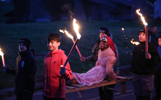 Fackel- und Lampionzug in Gamprin (08.03.2025)