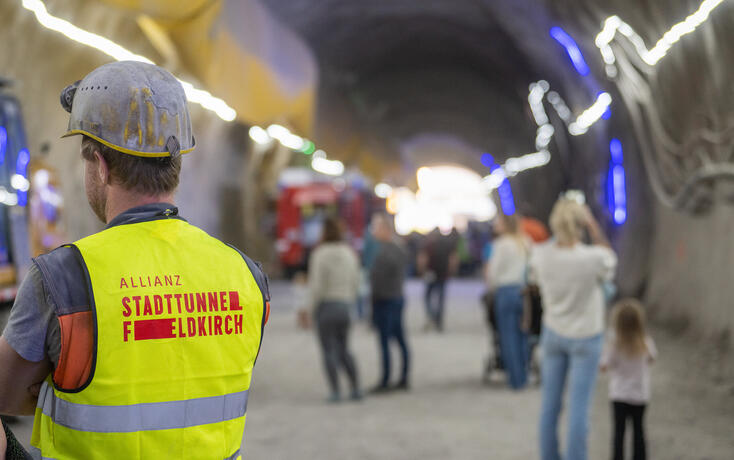 Stadttunnel Feldkirch - Tag der offenen Baustelle