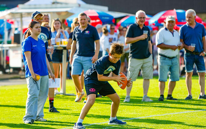 Liechtenstein Schaan Sportanlage Rheinwiese Schaaner Faescht