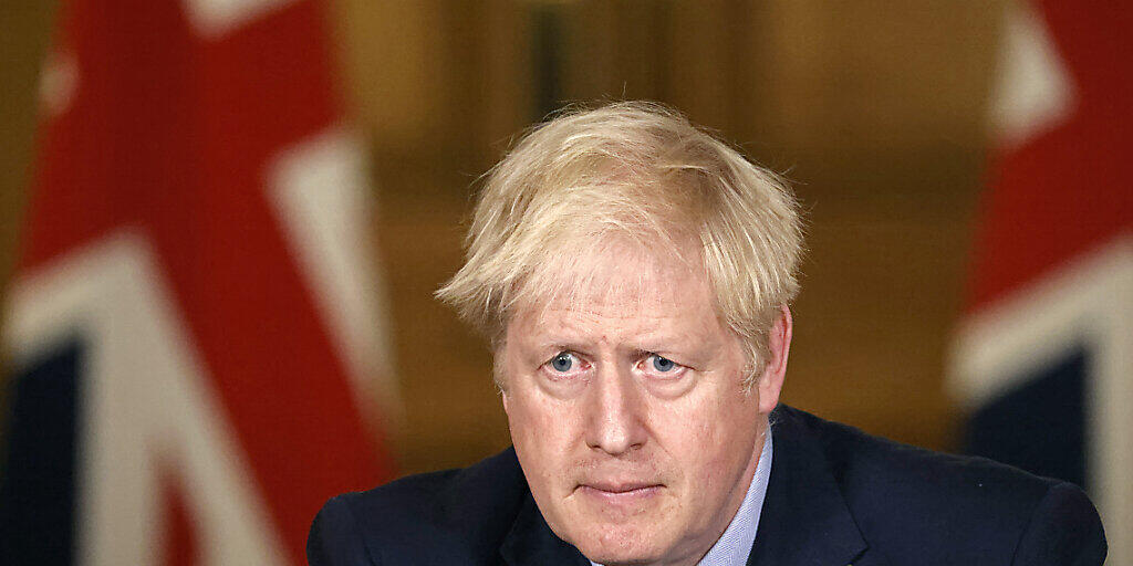 Boris Johnson, Premierminister von Großbritannien, während einer Pressekonferenz in der Londoner Downing Street. Das britische Oberhaus hat dem umstrittenen Binnenmarktgesetz, mit dem die Regierung den gültigen Brexit-Deal aushebeln will, erneut eine klare Abfuhr erteilt. Foto: Tolga Akmen/PA Wire/dpa Boris Johnson, Premierminister von Großbritannien, während einer Pressekonferenz in der Londoner Downing Street. Das britische Oberhaus hat dem umstrittenen Binnenmarktgesetz, mit dem die Regierung den gültigen Brexit-Deal aushebeln will, erneut eine klare Abfuhr erteilt. Foto: Tolga Akmen/PA Wire/dpa