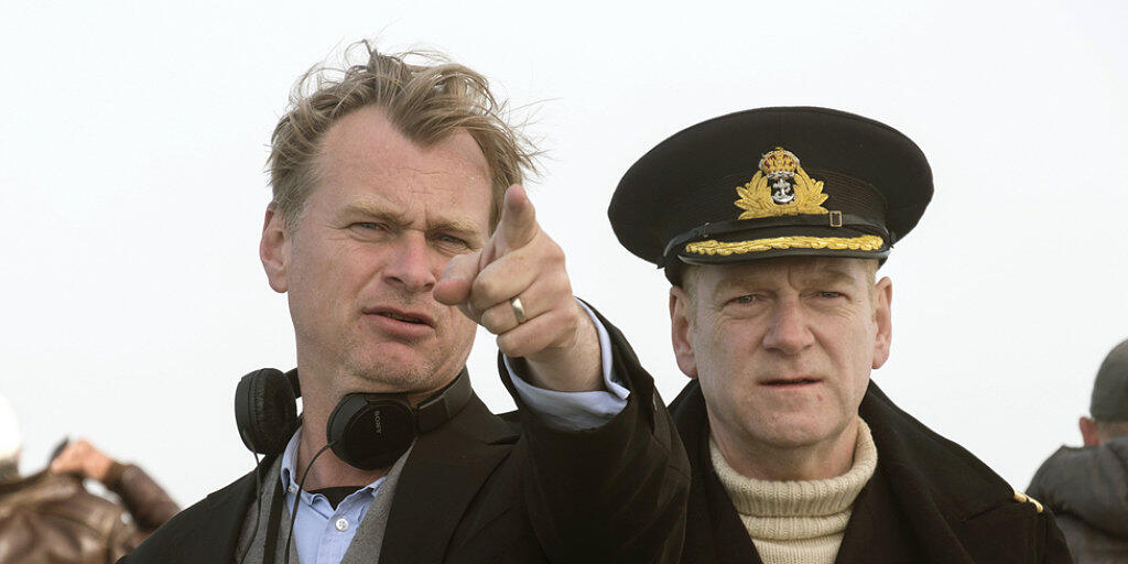 Das Kriegsdrama "Dunkirk" mit Christopher Nolan (l) und Kenneth Branagh (r) ist für die Golden Globes 2018 nominiert. (Archiv)