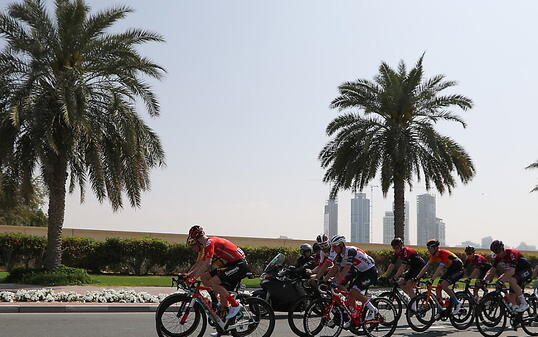 Viel Sonne und Palmen: Die Radprofis starten am Persischen Golf in die neue World-Tour-Saison