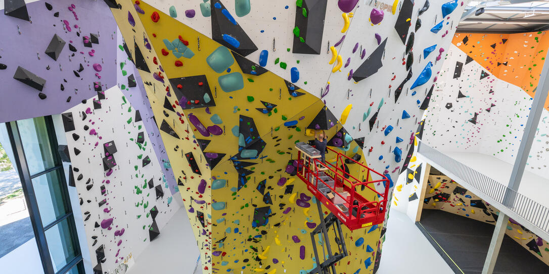Kletterhalle Rhiblok in Vaduz