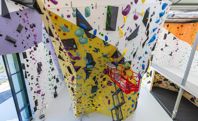 Kletterhalle Rhiblok in Vaduz