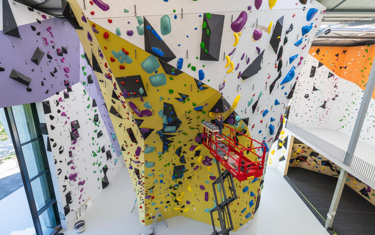 Kletterhalle Rhiblok in Vaduz