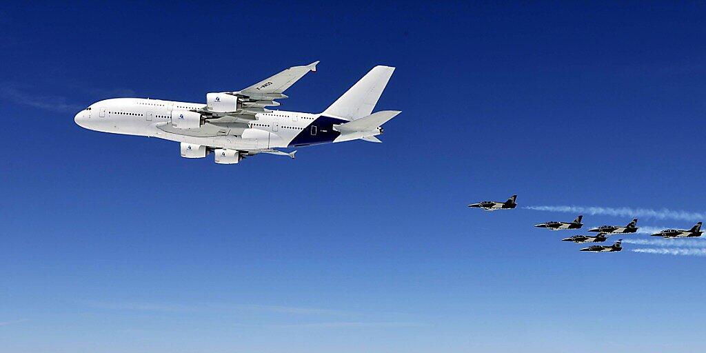 Auch für den mittlerweile eingestellten Airbus A380 hat Gurit Komponenten geliefert. (Archivbild) Auch für den mittlerweile eingestellten Airbus A380 hat Gurit Komponenten geliefert. (Archivbild)