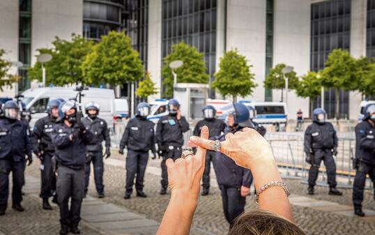 Demonstration gegen die Corona Politik in Deutschland - Berlin, 29.08.2020