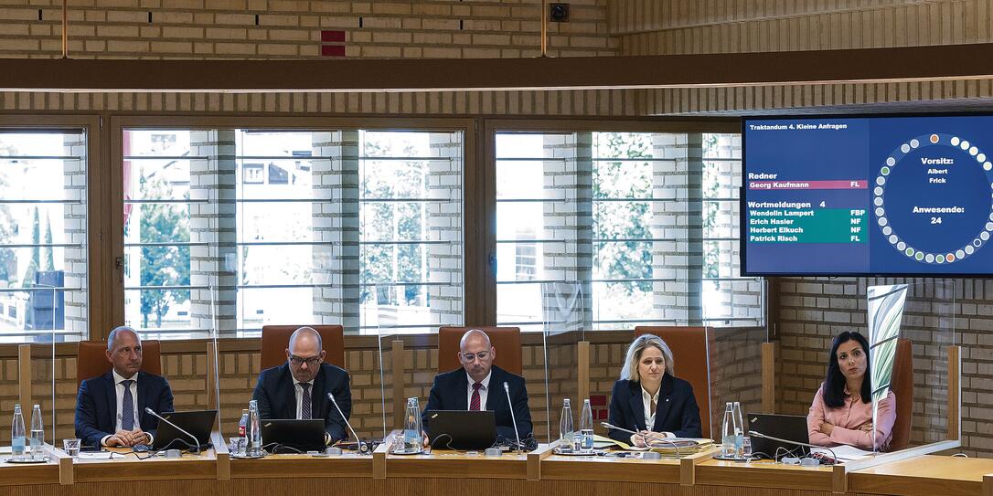 Liechtensteiner Landtag in Vaduz