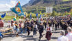 Feierlichkeiten zum Jubiläum bei der alten Rheinbrücke Vaduz–Sevelen