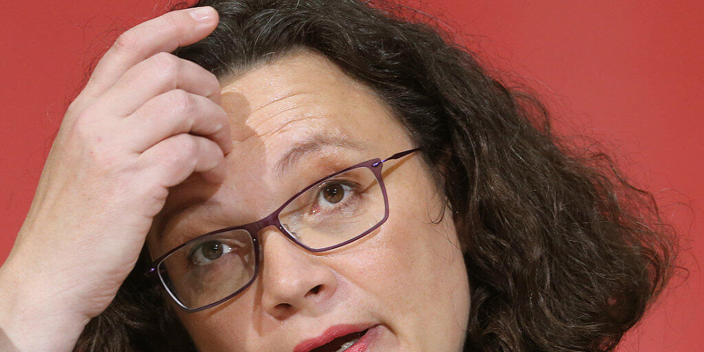 SPD-Chefin Andrea Nahles tritt zurück. (Archivbild) SPD-Chefin Andrea Nahles tritt zurück. (Archivbild)