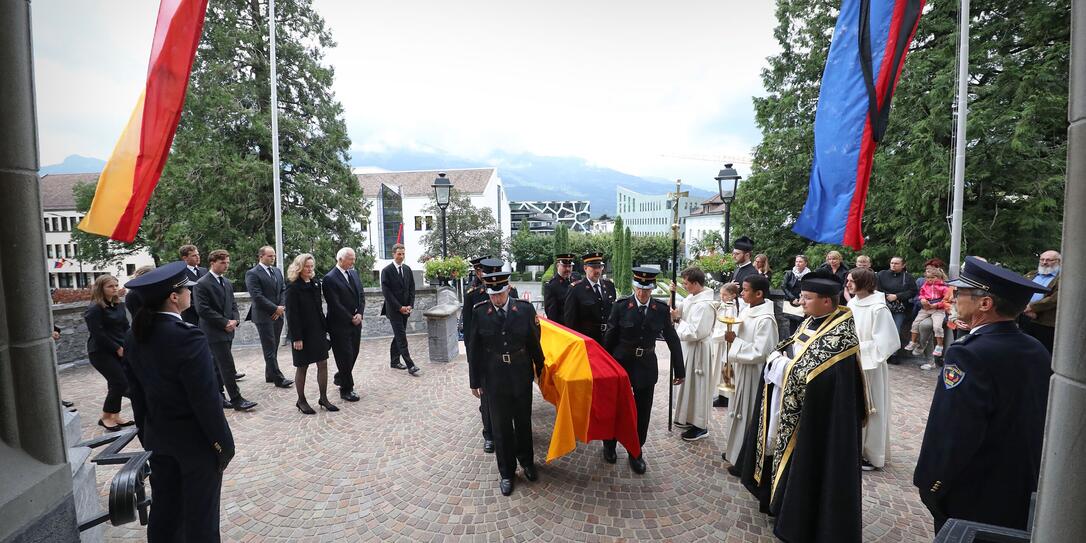 Abdankungsfeier I.D. Fürstin Marie von und zu Liechtenstein